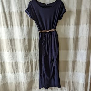 Maxi dress tulip hem